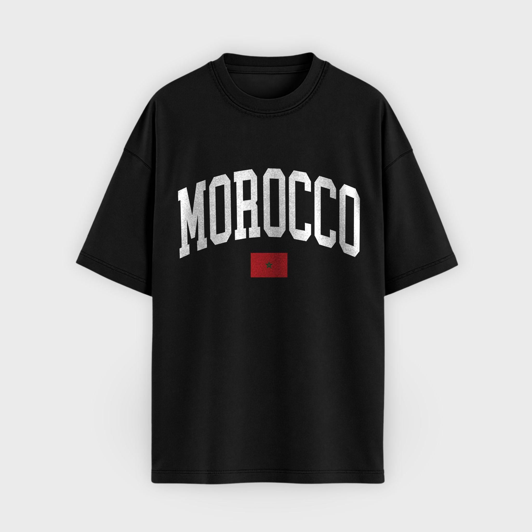 Morocco Collegiate Flag T-Shirt
