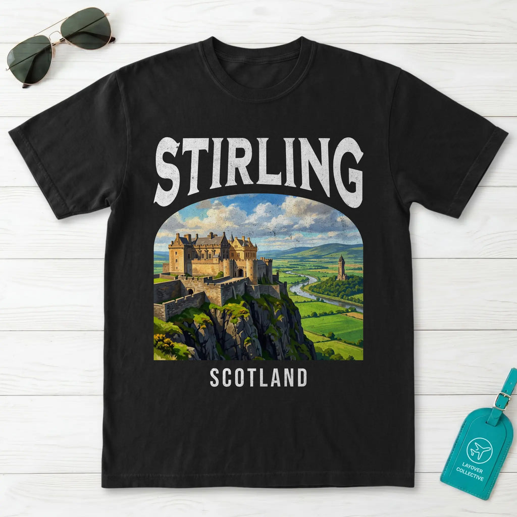 Stirling Vintage Poster Scotland T-Shirt