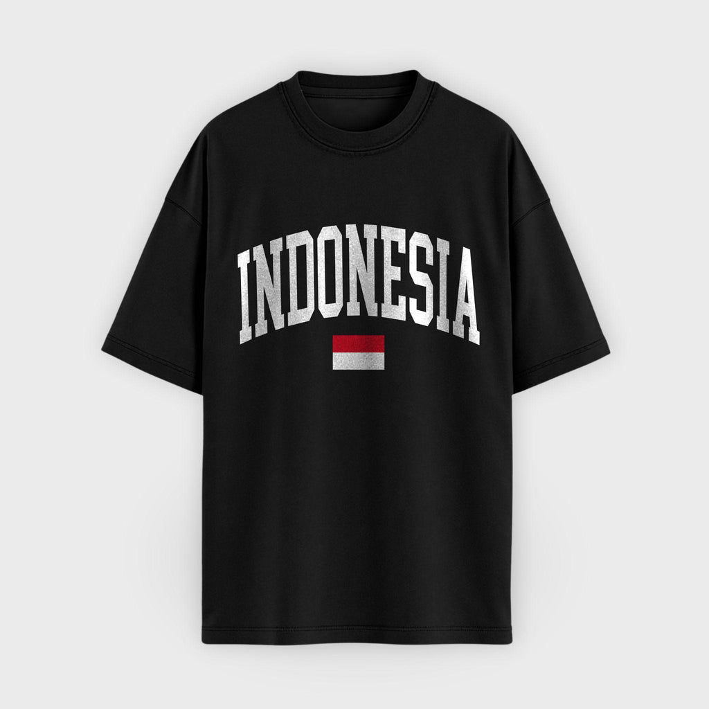 Indonesia Collegiate Flag T-Shirt