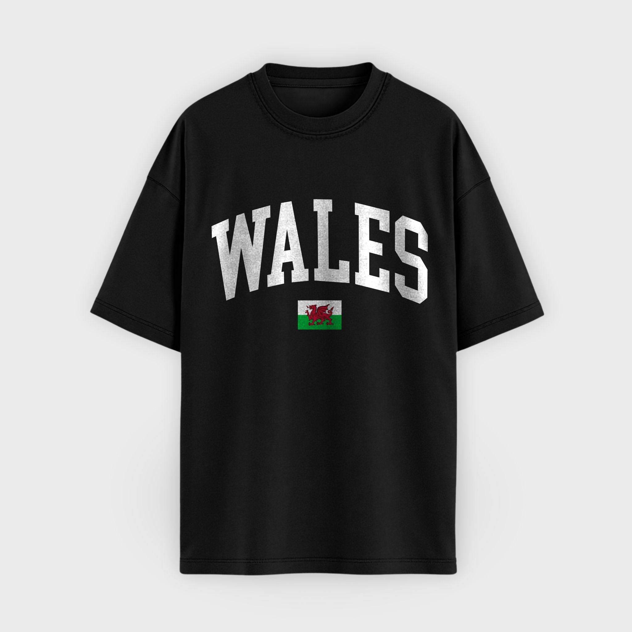 Wales Collegiate Flag T-Shirt