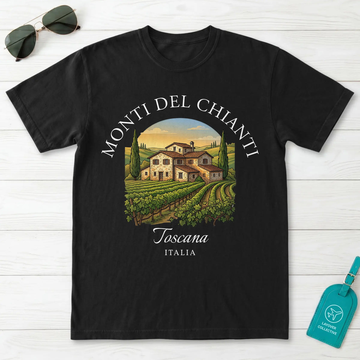 Monti Del Chianti Toscana T-Shirt