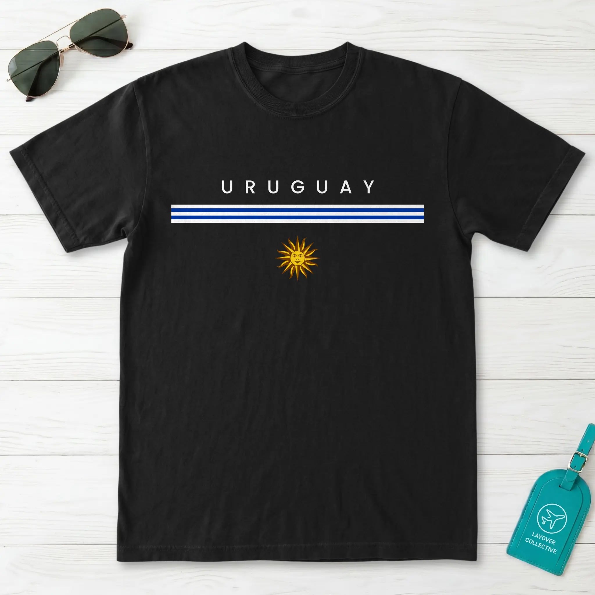 Uruguay Flagline T-Shirt
