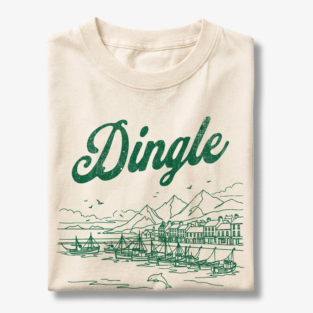 Dingle Ireland Line Art T-Shirt