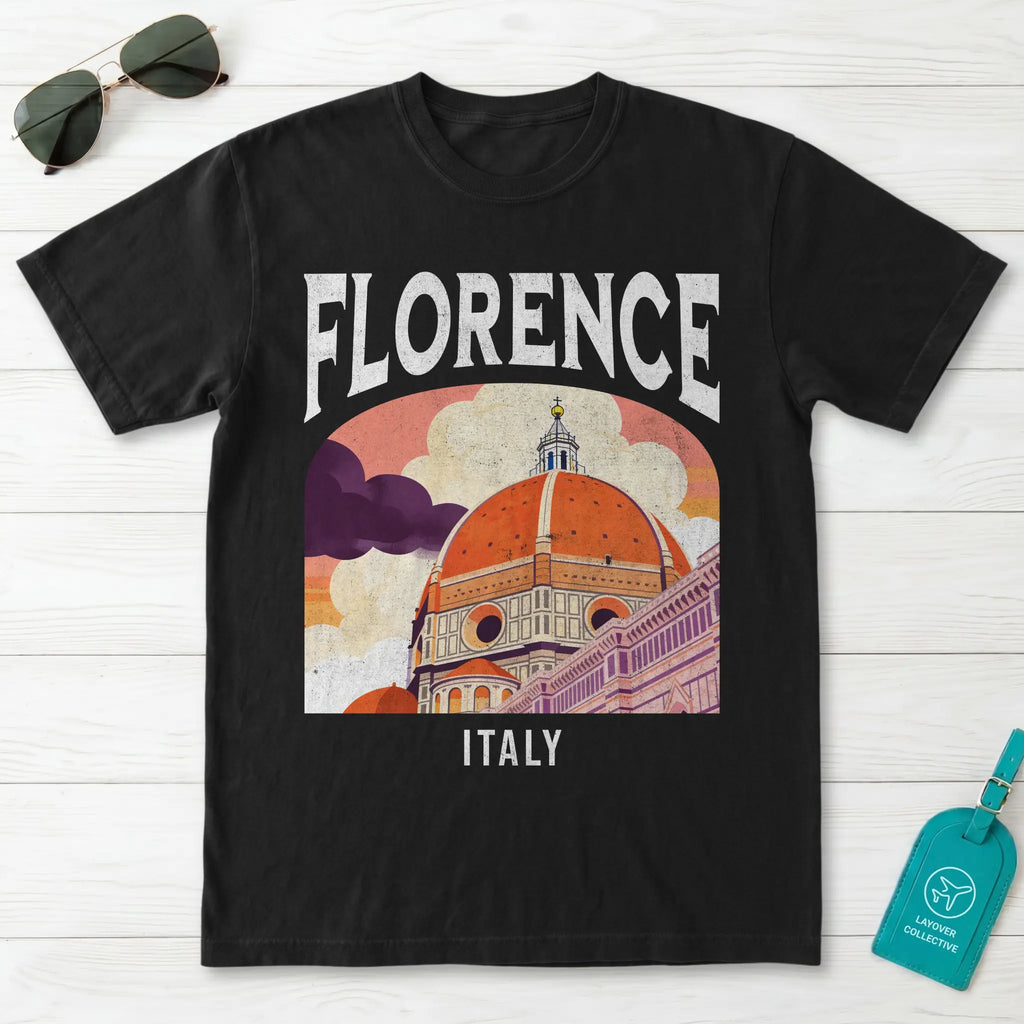 Florence Italy Vintage Travel Poster T-Shirt