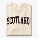 Scotland Tartan Letter T-Shirt