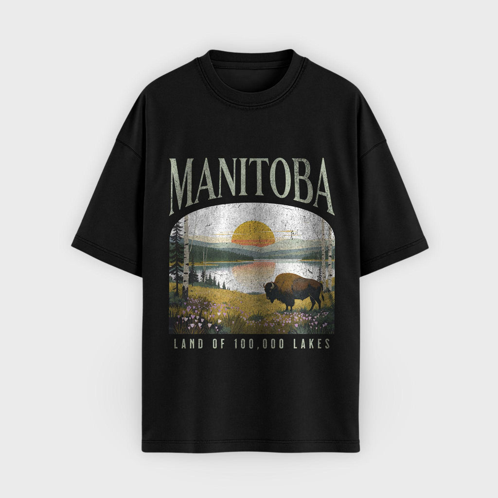 Manitoba Lakes & Bison T-Shirt
