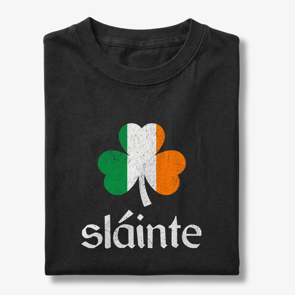 Sláinte Shamrock Flag T-Shirt