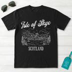 Isle of Skye Scotland Line Art T-Shirt