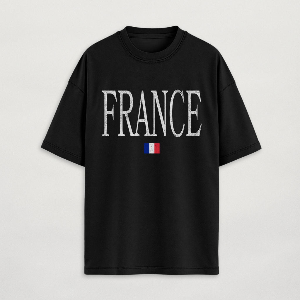 Distressed France T-Shirt