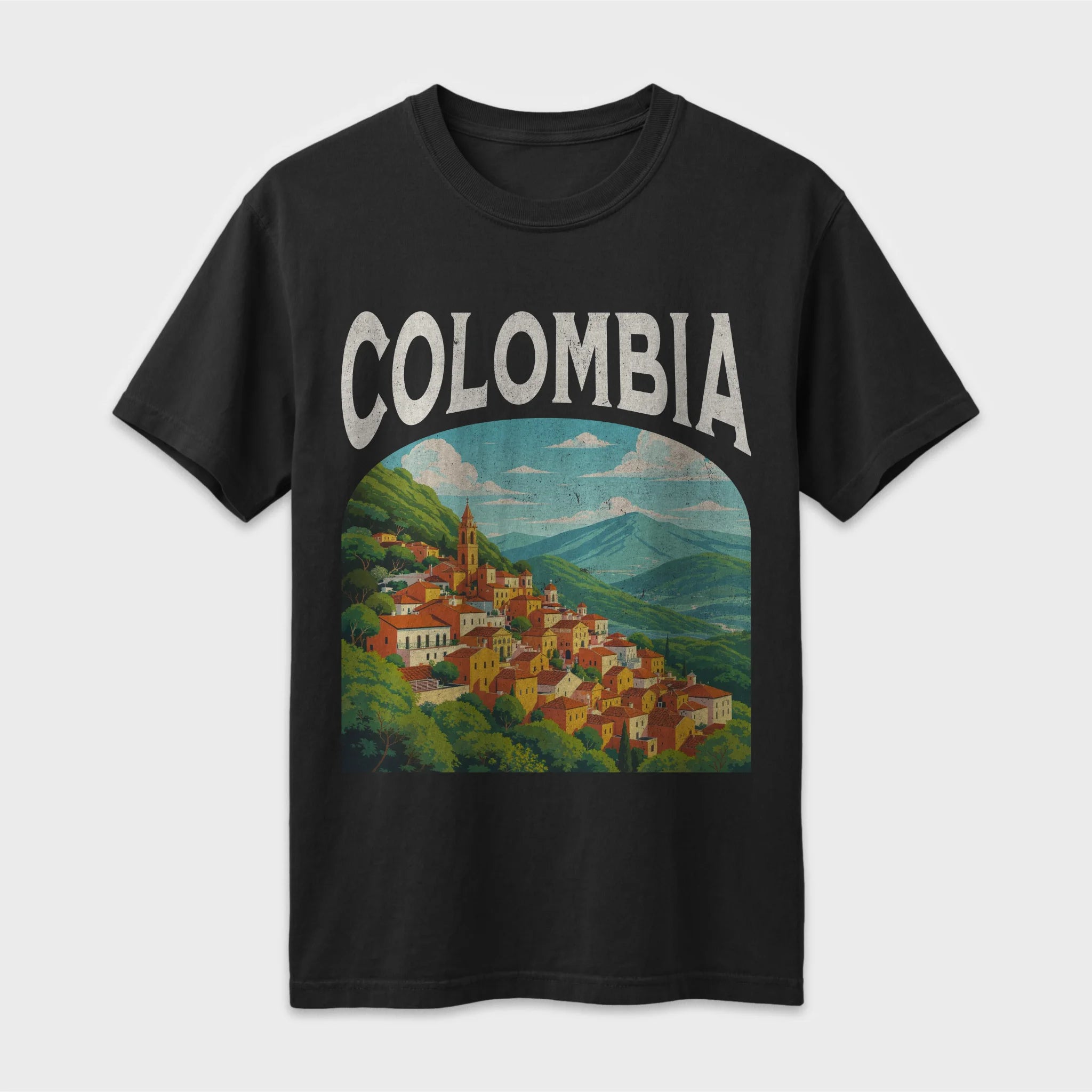 Colombia Vintage Travel Poster T-Shirt
