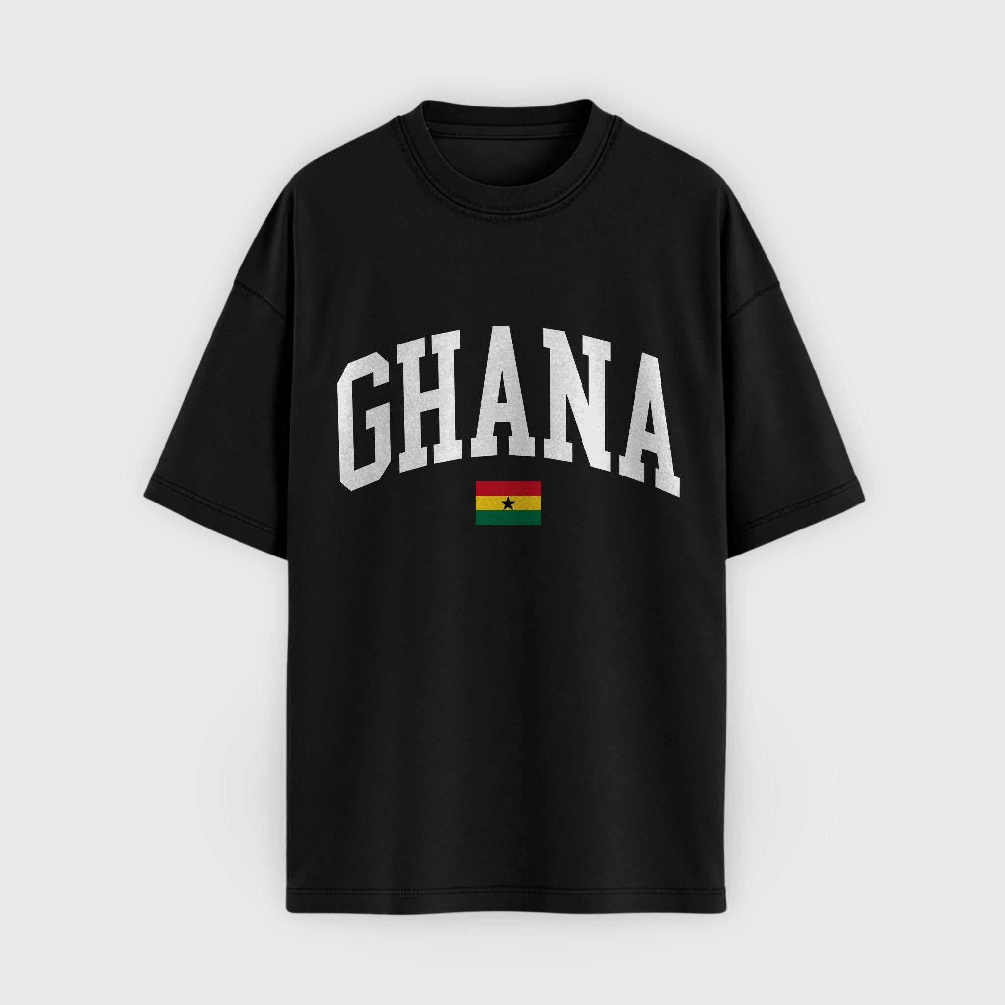 Ghana Collegiate Flag T-Shirt