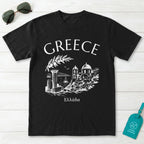 Greece Vintage Sketch T-Shirt