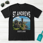 St Andrews Vintage Poster Scotland T-Shirt