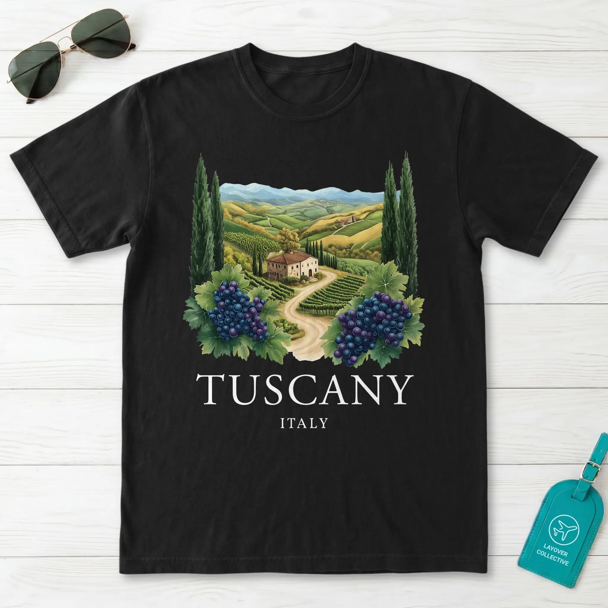 Tuscany Italy Vineyard T-Shirt