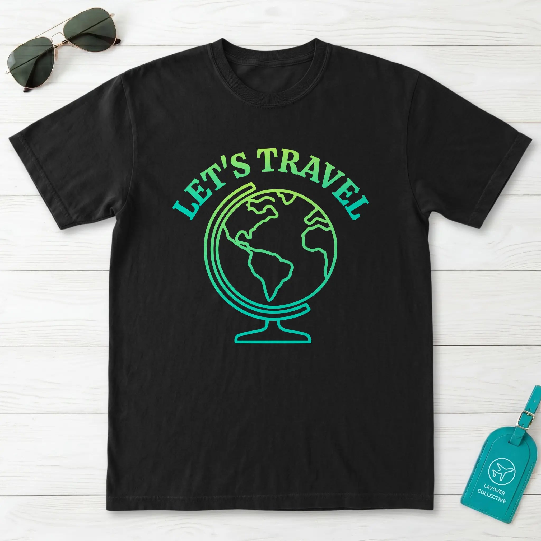Let's Travel Globe T-Shirt