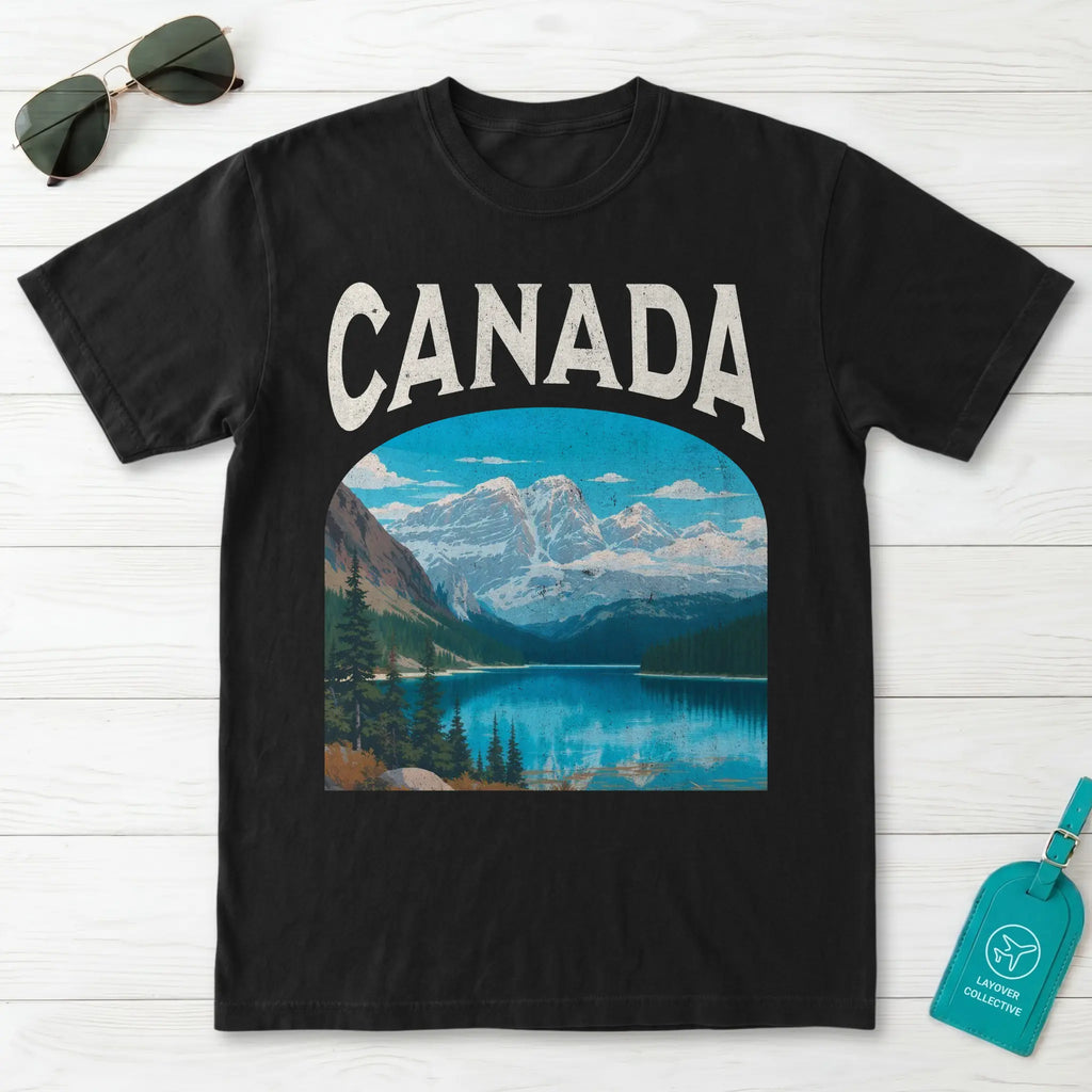 Canada Vintage Travel Poster T-Shirt