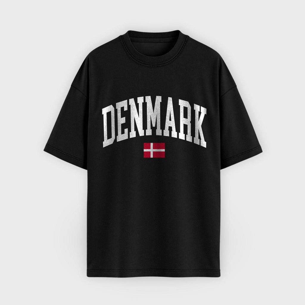 Denmark Collegiate Flag T-Shirt