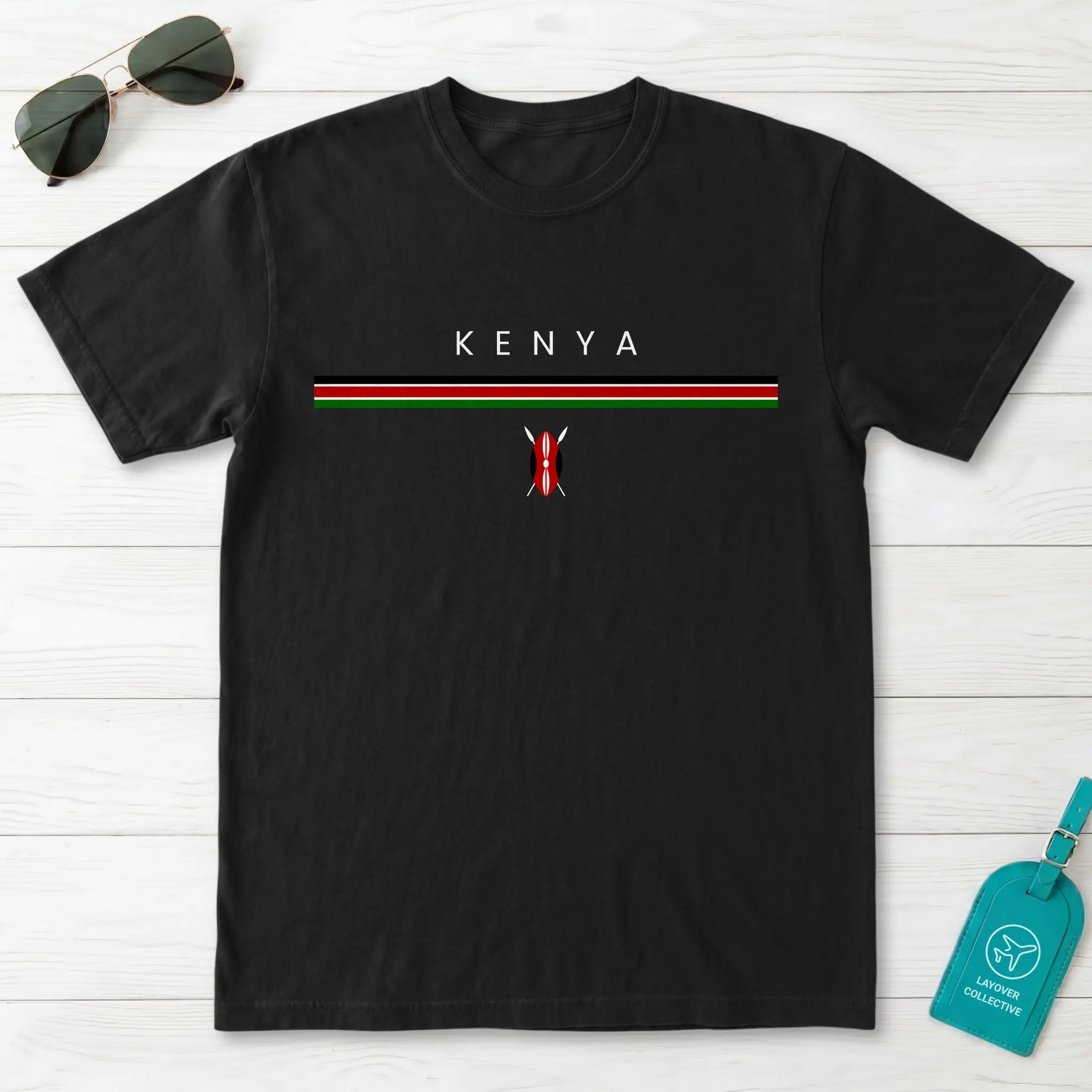 Kenya Flagline T-Shirt