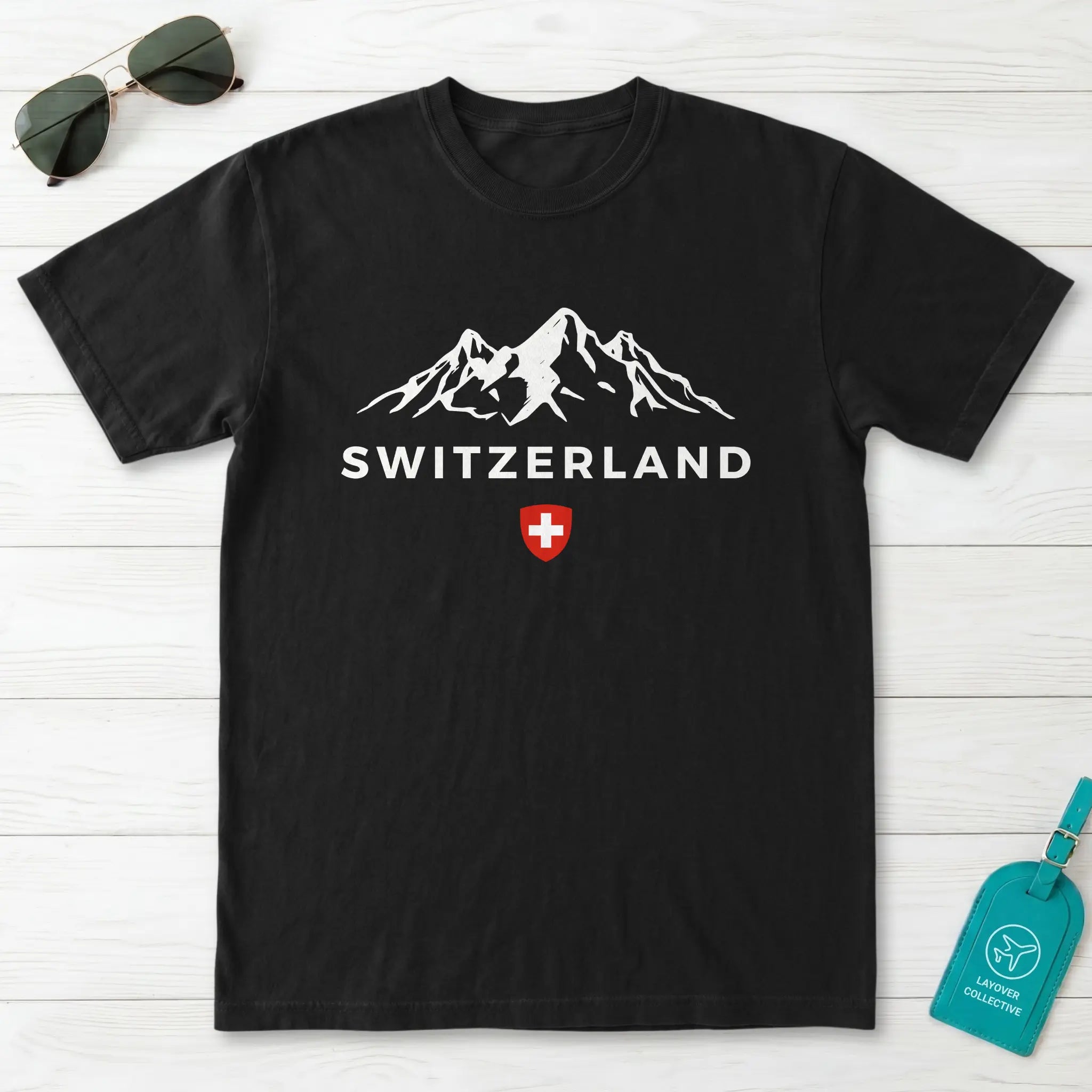 Switzerland Alpine Crest T-Shirt