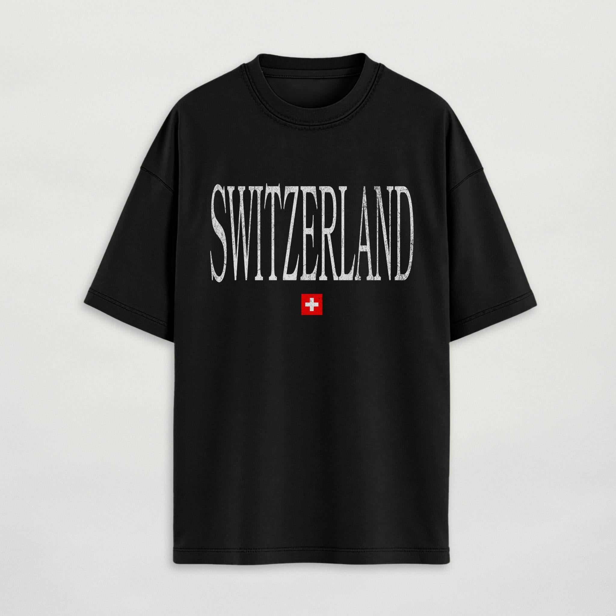 Distressed Switzerland T-Shirt