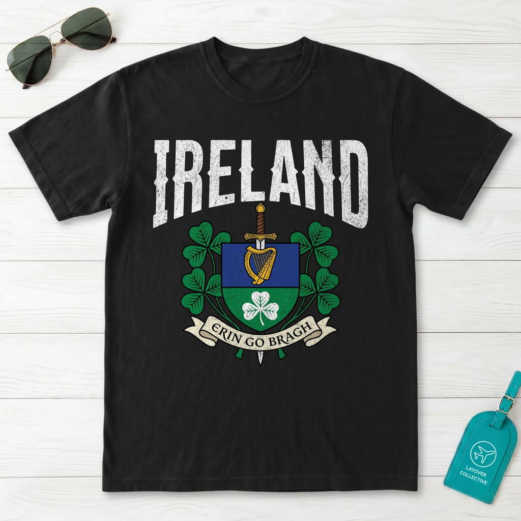 Ireland Erin Go Bragh Crest T-Shirt