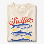 Sicilia Sardina Sicily Sardine Lemon Graphic T-Shirt