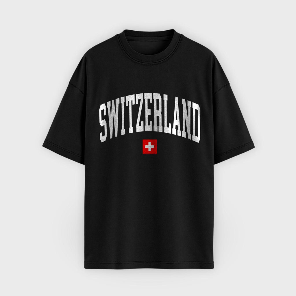 Switzerland Collegiate Flag T-Shirt