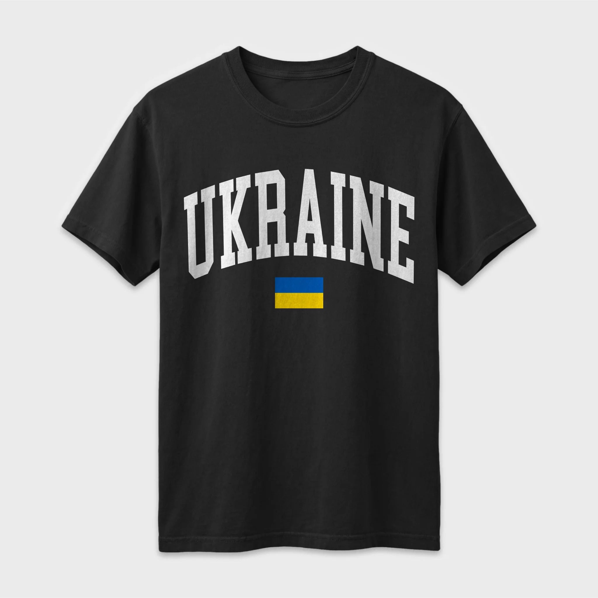 Ukraine Collegiate Flag T-Shirt