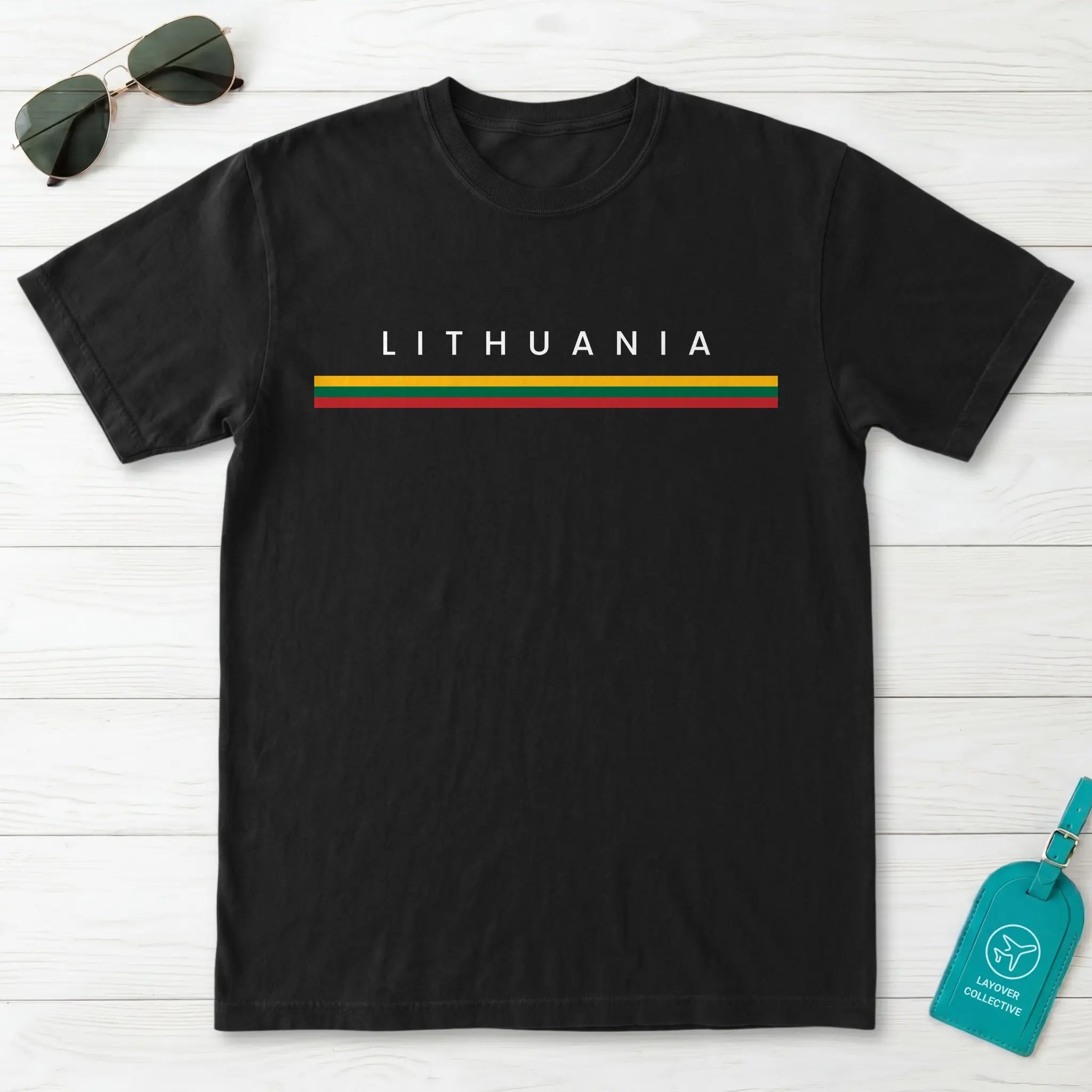 Lithuania Flagline T-Shirt