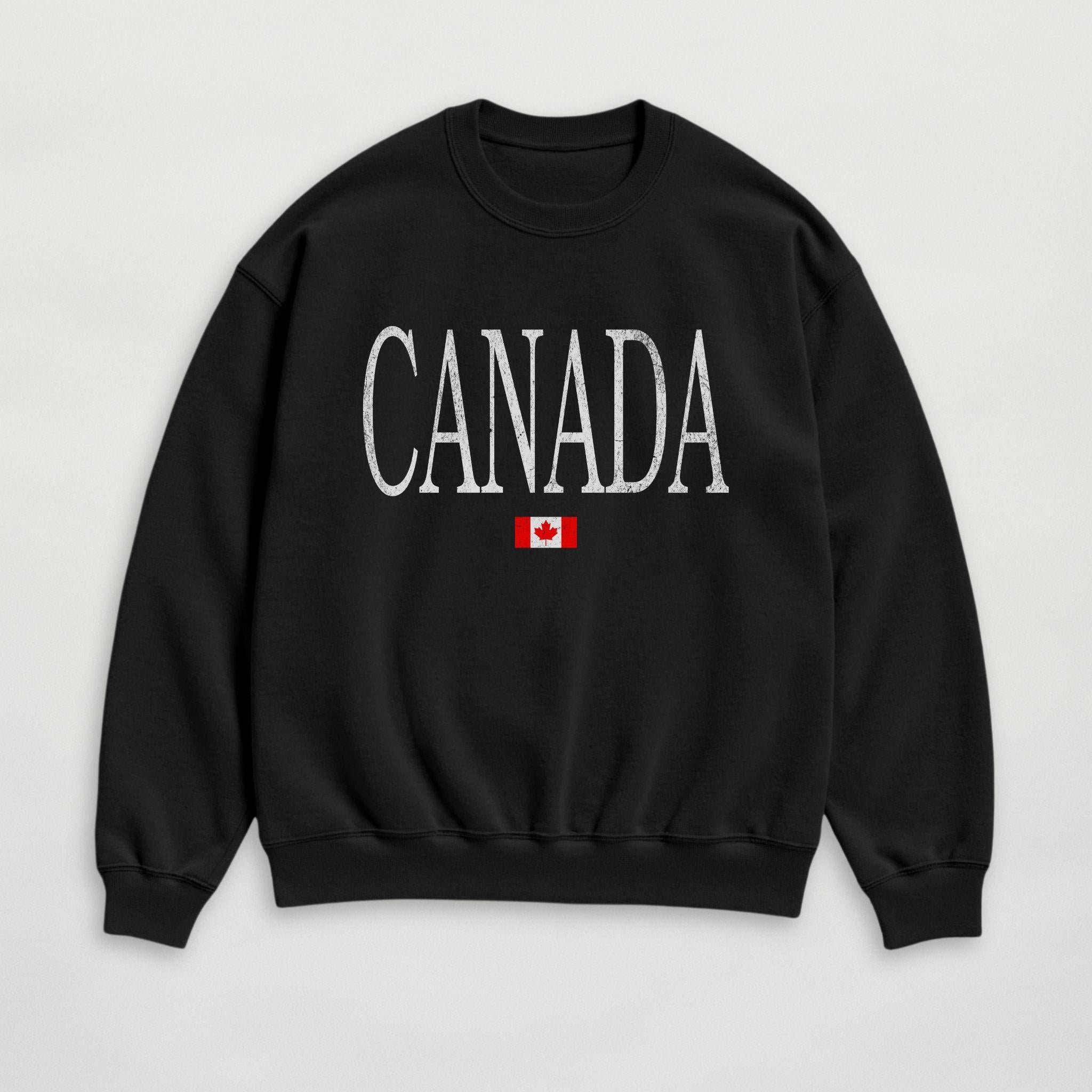 Distressed Canada Sweatshirt