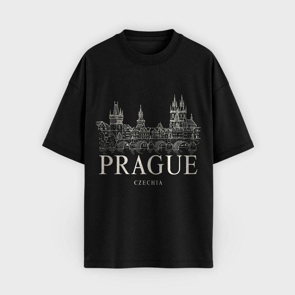 Prague Vintage Sketch T-Shirt