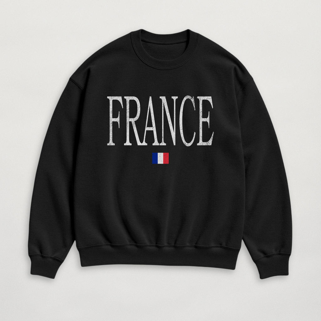 Distressed France Sweatshirt