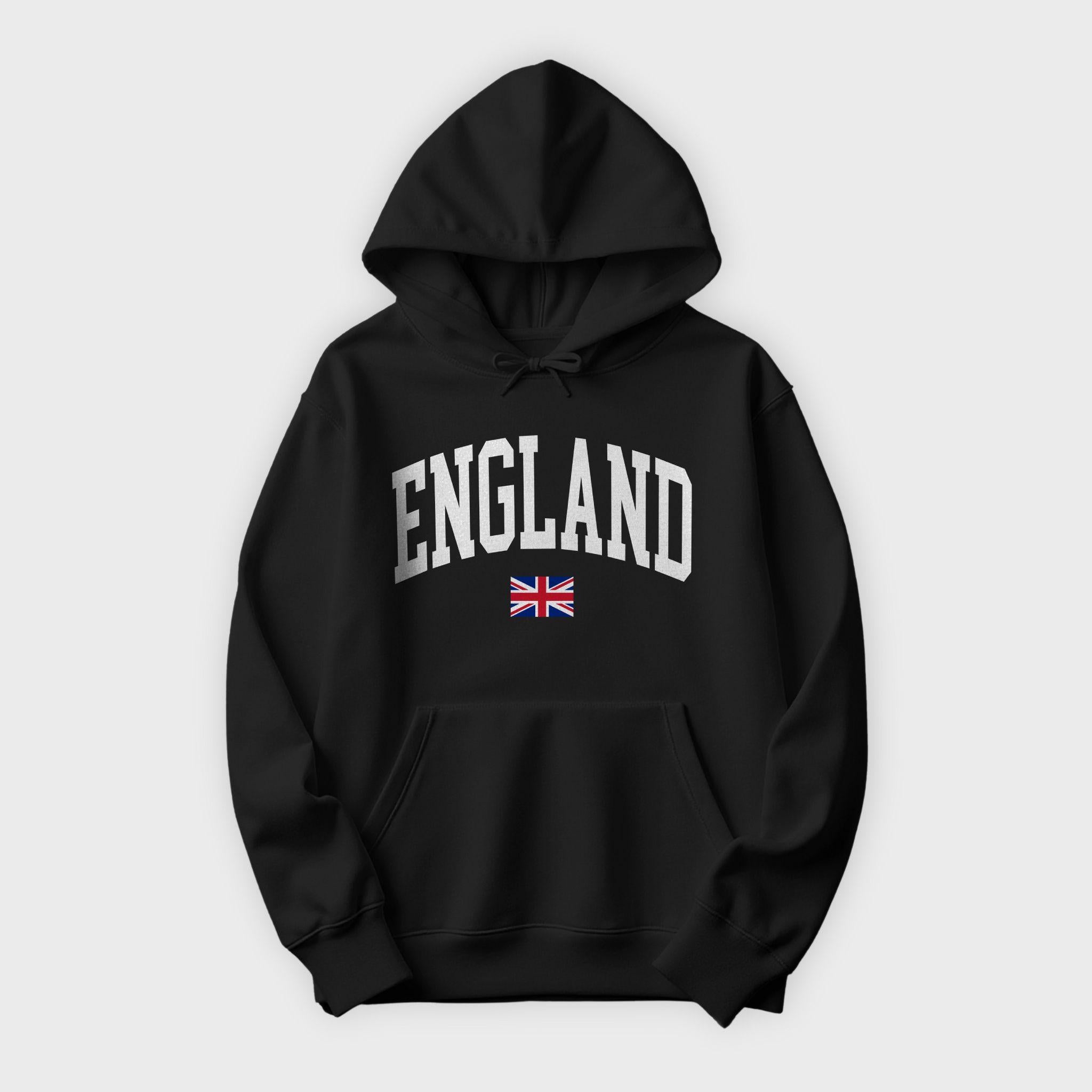 England Collegiate Flag Hoodie