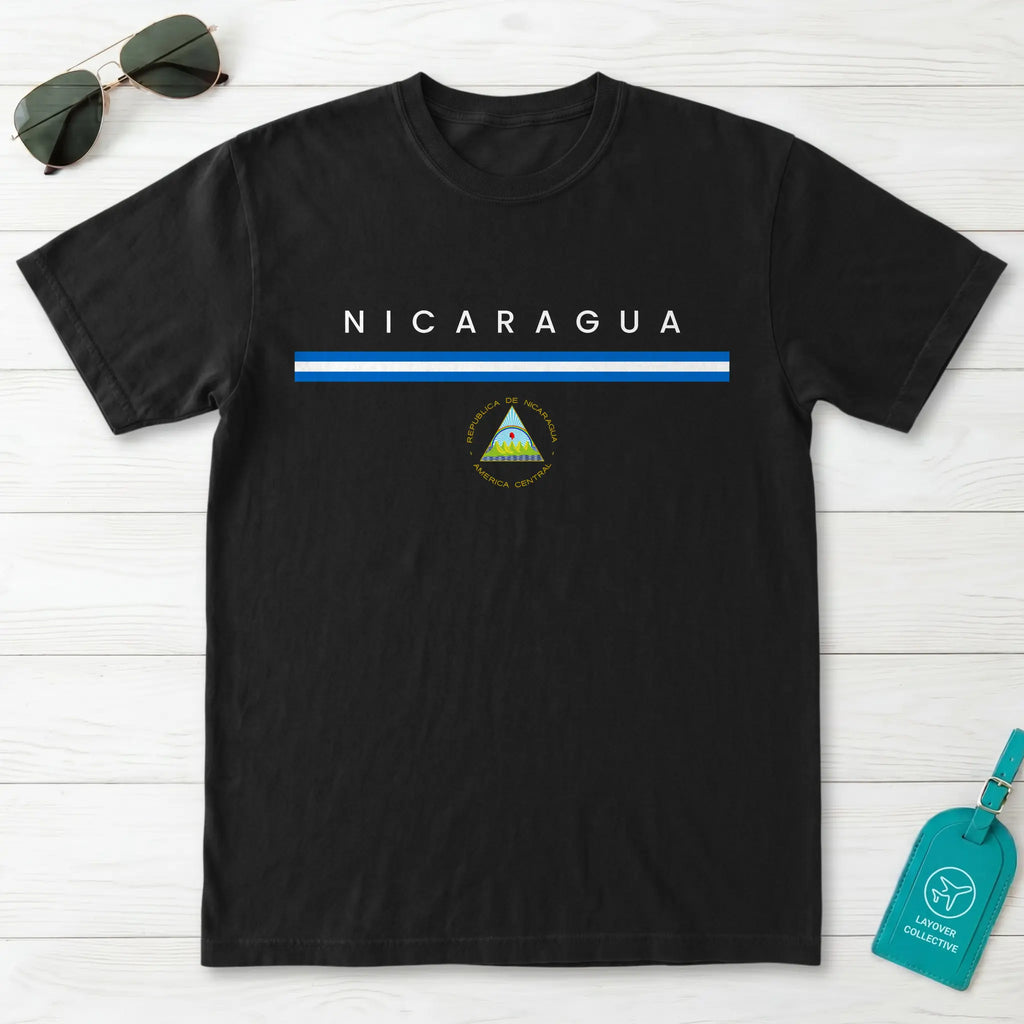 Nicaragua Flagline T-Shirt