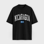 Nicaragua Collegiate Flag T-Shirt