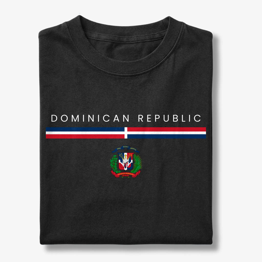 Dominican Republic Flagline T-Shirt
