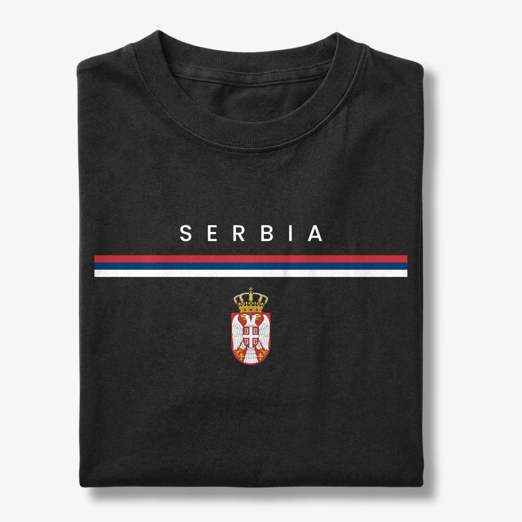 Serbia Flagline T-Shirt