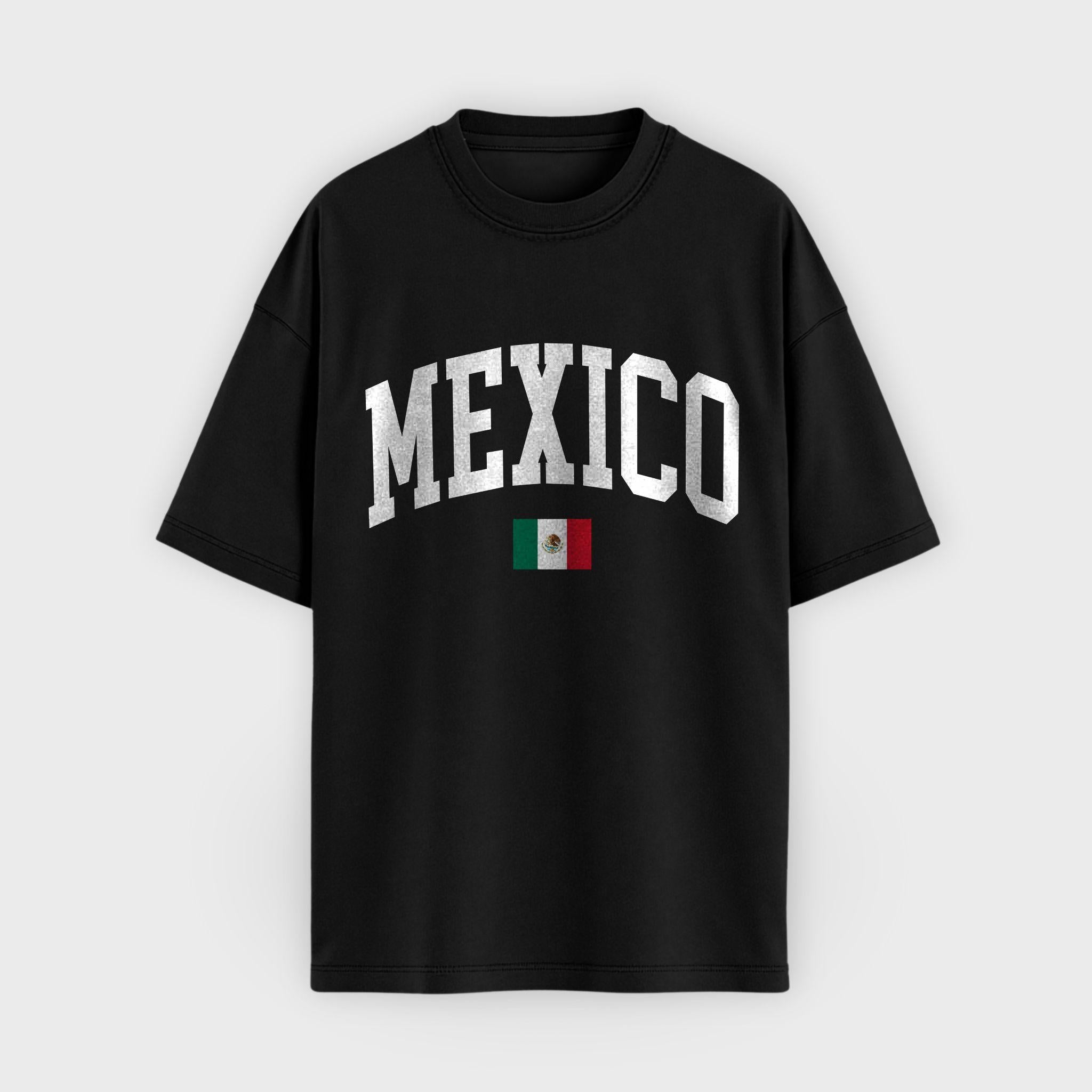 Mexico Collegiate Flag T-Shirt