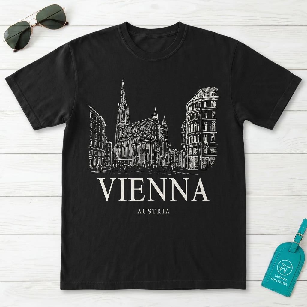 Vienna Vintage Sketch T-Shirt