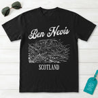 Ben Nevis Scotland Line Art T-Shirt