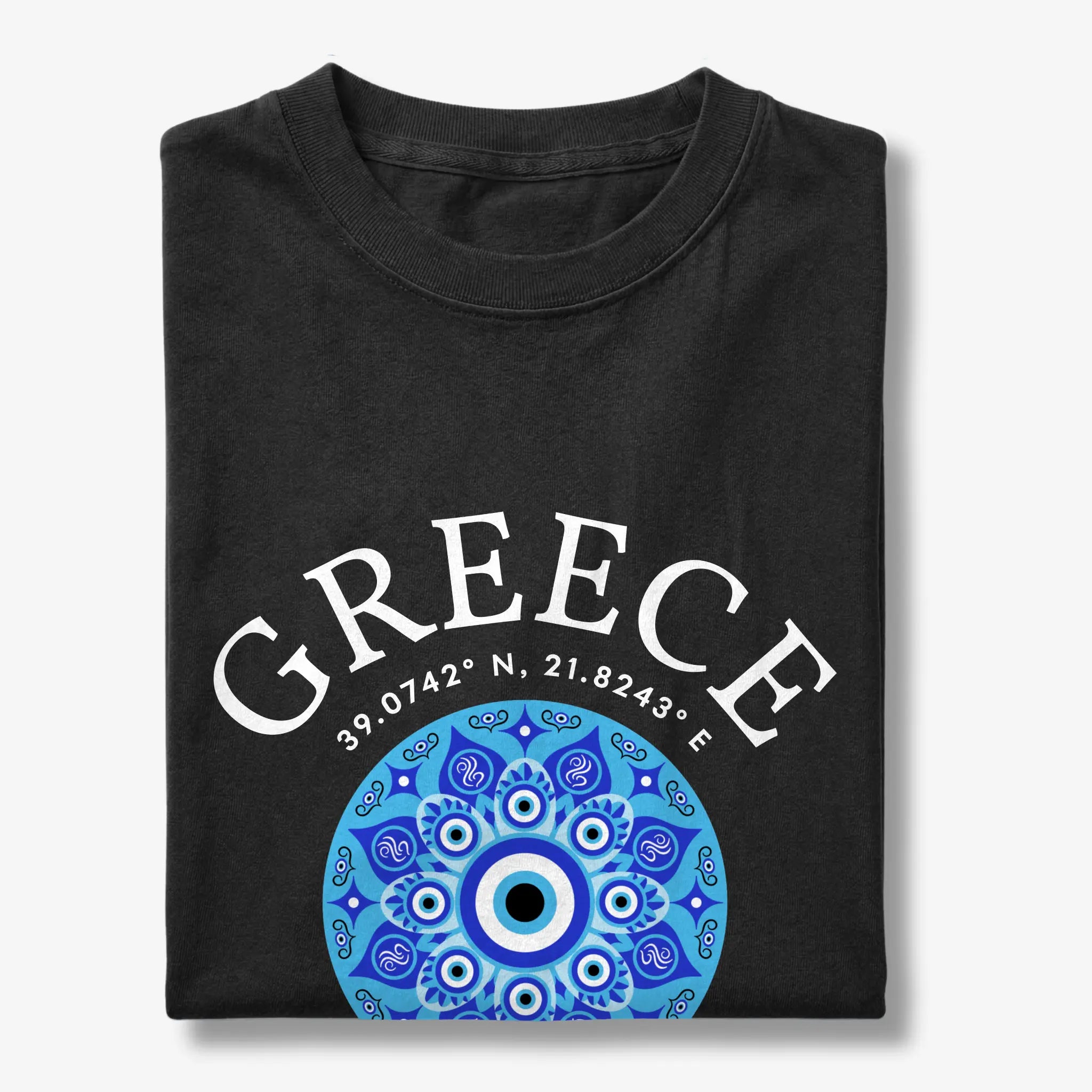 Greece Evil Eye Mandala T-Shirt