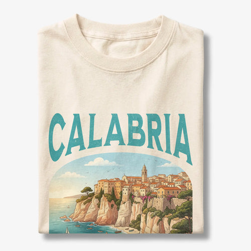 Calabria Italy Vintage Travel Poster T-Shirt