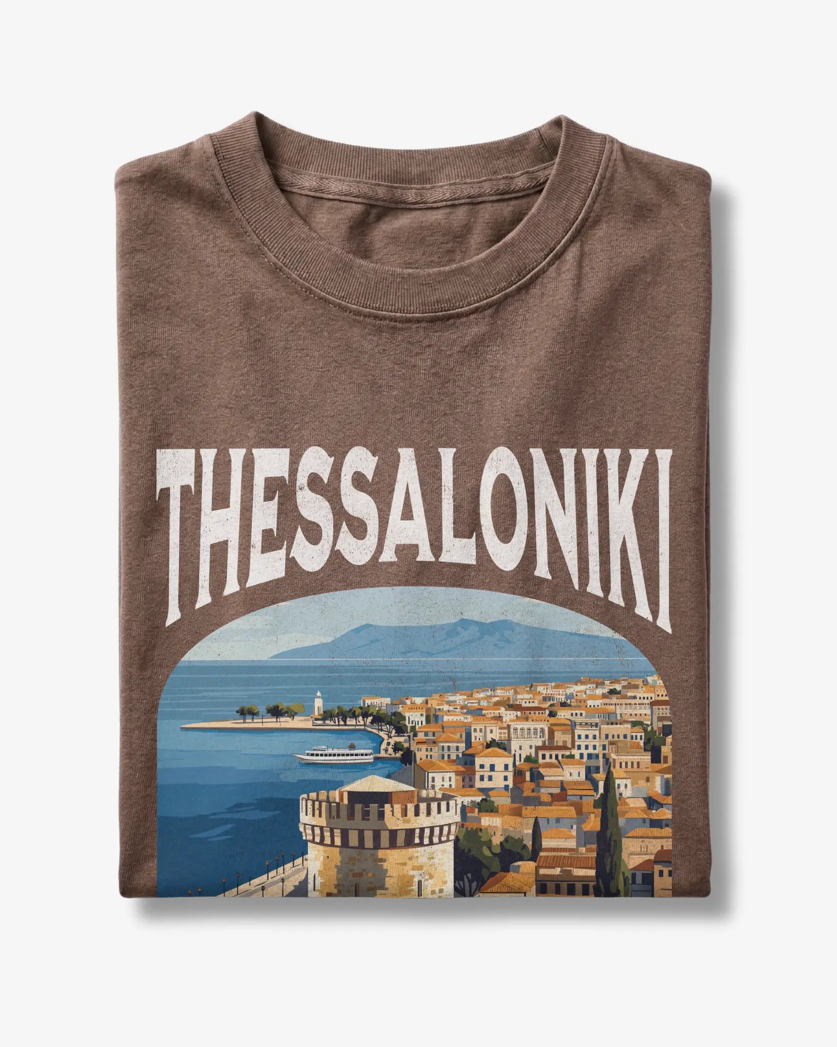 Thessalonki Greece Vintage Travel Poster T-Shirt