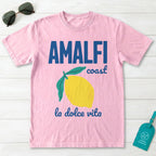 Amalfi Coast Lemon La Dolce Vita Italy Graphic T-Shirt