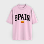 Spain Collegiate Flag T-Shirt
