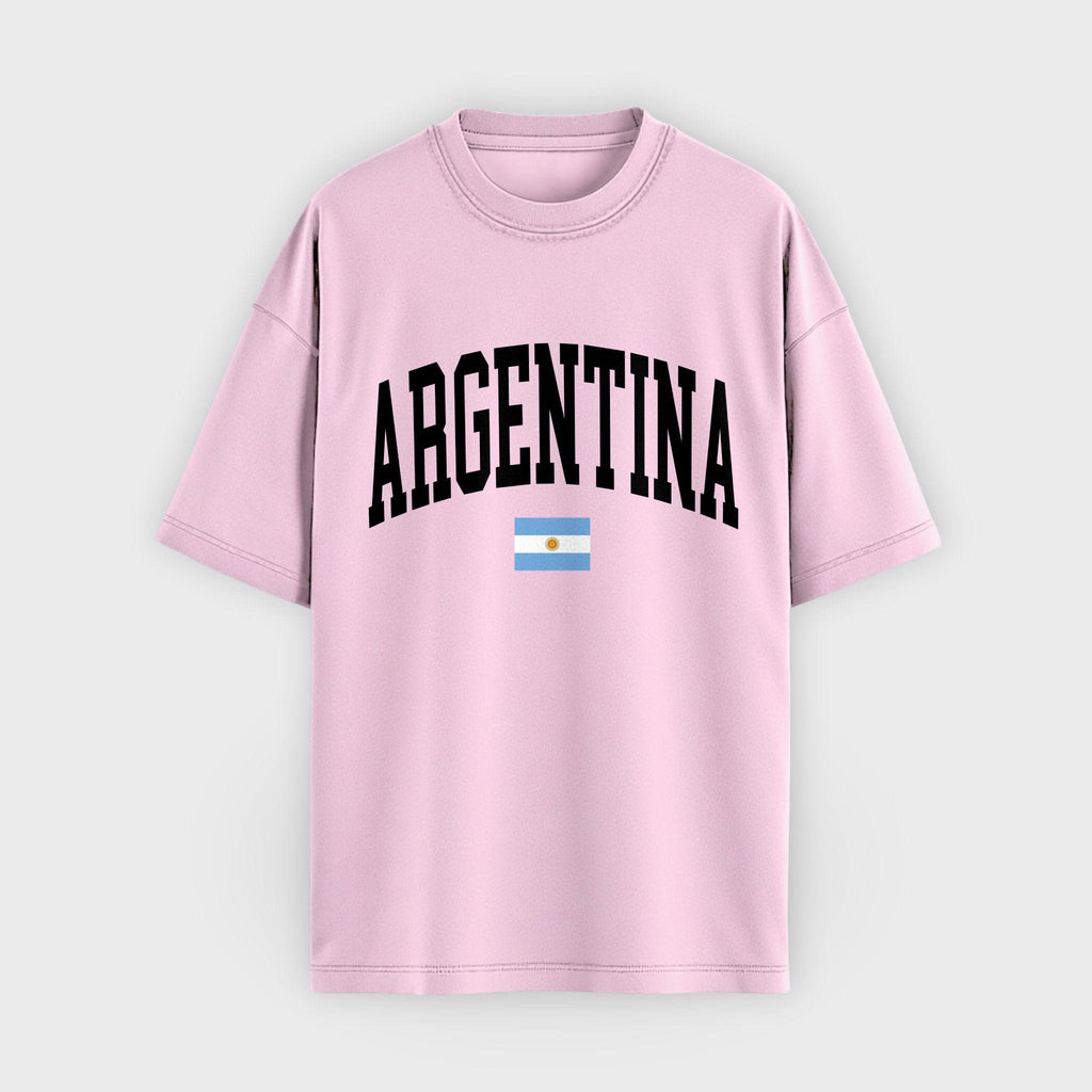 Argentina Collegiate Flag T-Shirt