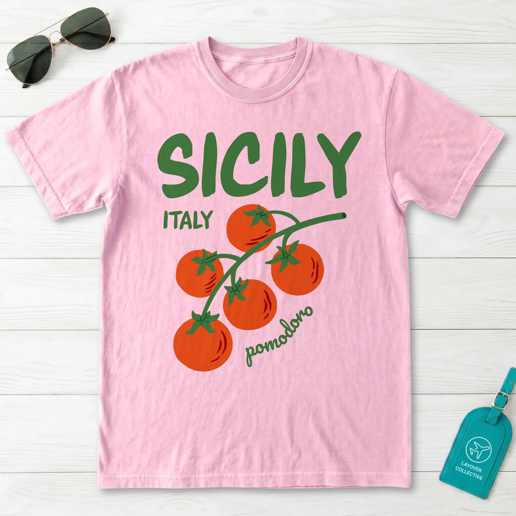 Sicily Italy Pomodoro Tomato Graphic T-Shirt