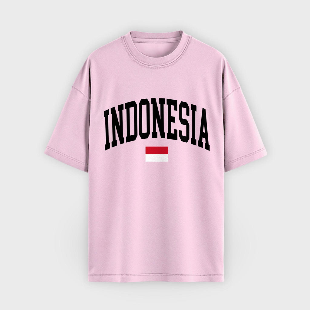 Indonesia Collegiate Flag T-Shirt