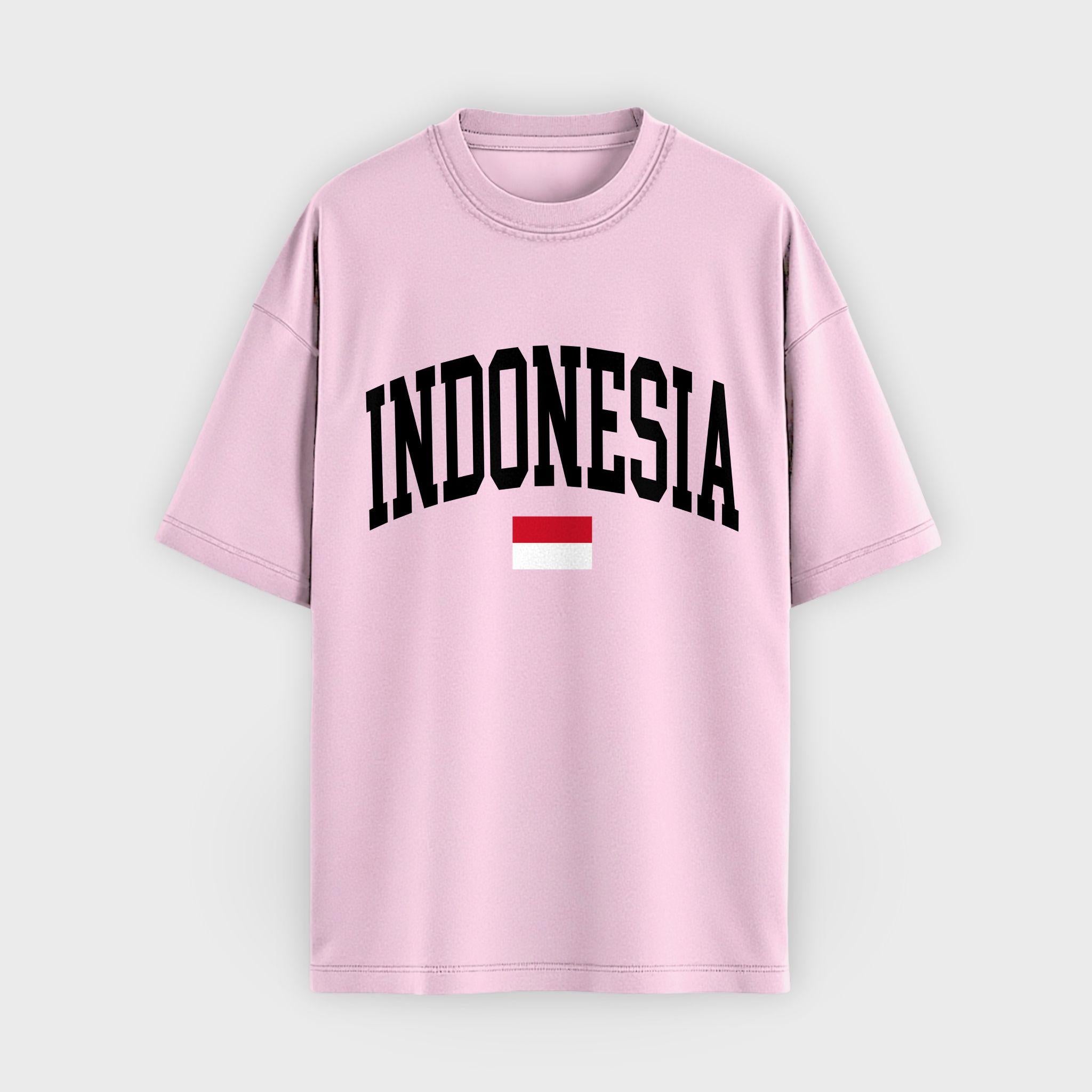 Indonesia Collegiate Flag T-Shirt
