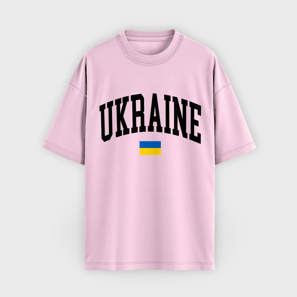 Ukraine Collegiate Flag T-Shirt